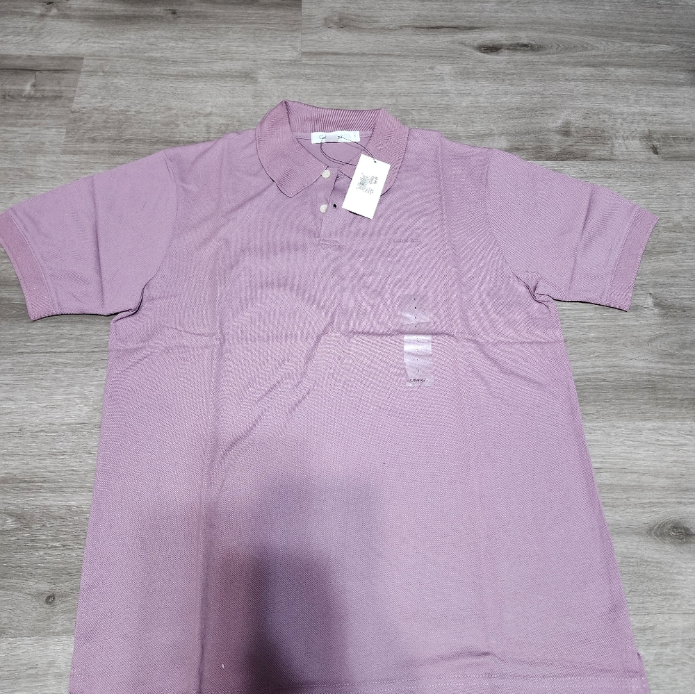 Calvin Klein men's short sleeve polo shirt, S